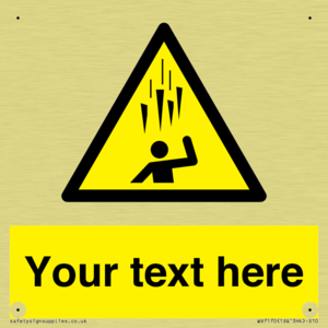 Custom Falling Ice sign